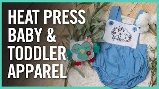 Printing Onesies & Baby Clothes With A Heat Press | Beginners & DIY