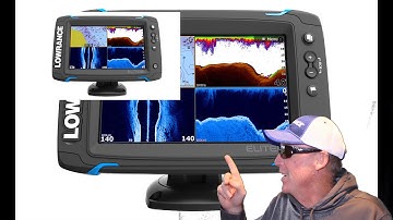Lowrance Elite Ti Series fishfinder/chartplotter and Hook Fishfinders