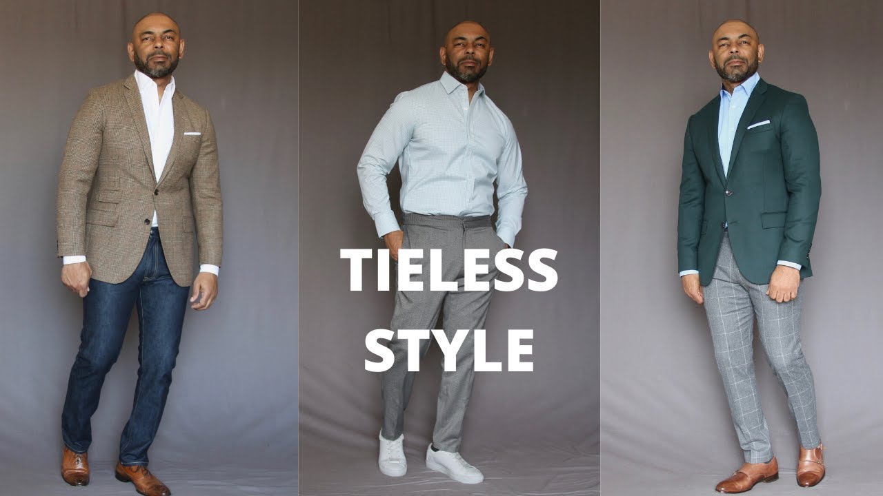 How To Dress With Style Without A Tie - YouTube
