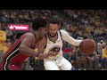 Nba 2k24 gameplay  golden state warriors vs miami heat  full game highlights  nba 2k24 ps5