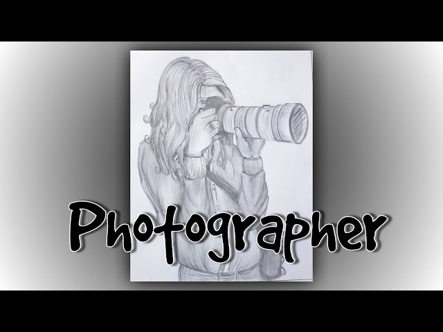 Photographer Sketch Images  Browse 12360 Stock Photos Vectors and Video   Adobe Stock