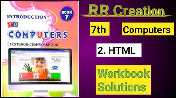 #std 7th #sub computer #2HTML an introduction workbook Answer #questionanswer #digest answer