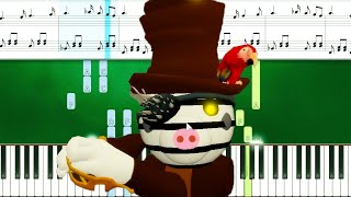 Piggy Roblox - Zack Brother Of Zizzy Theme Piano Tutorial With Sheets