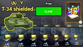 Free T-34 Shielded Event Free Premium Tank - Wolrd Of Tanks Blitz