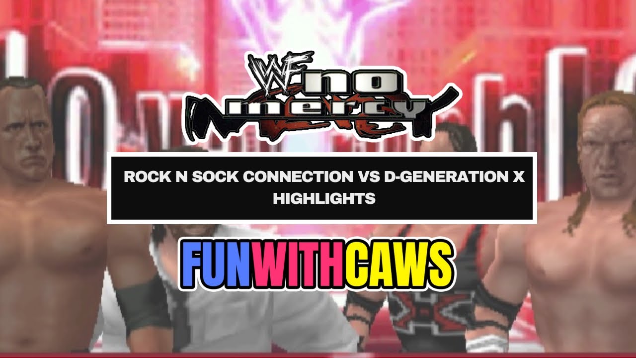 Rock N Sock Connection vs D-Generation X Highlights (WWF No Mercy Plus V3 Open Beta)