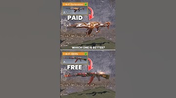 Free vs Paid Legendary AK47 in CODM
