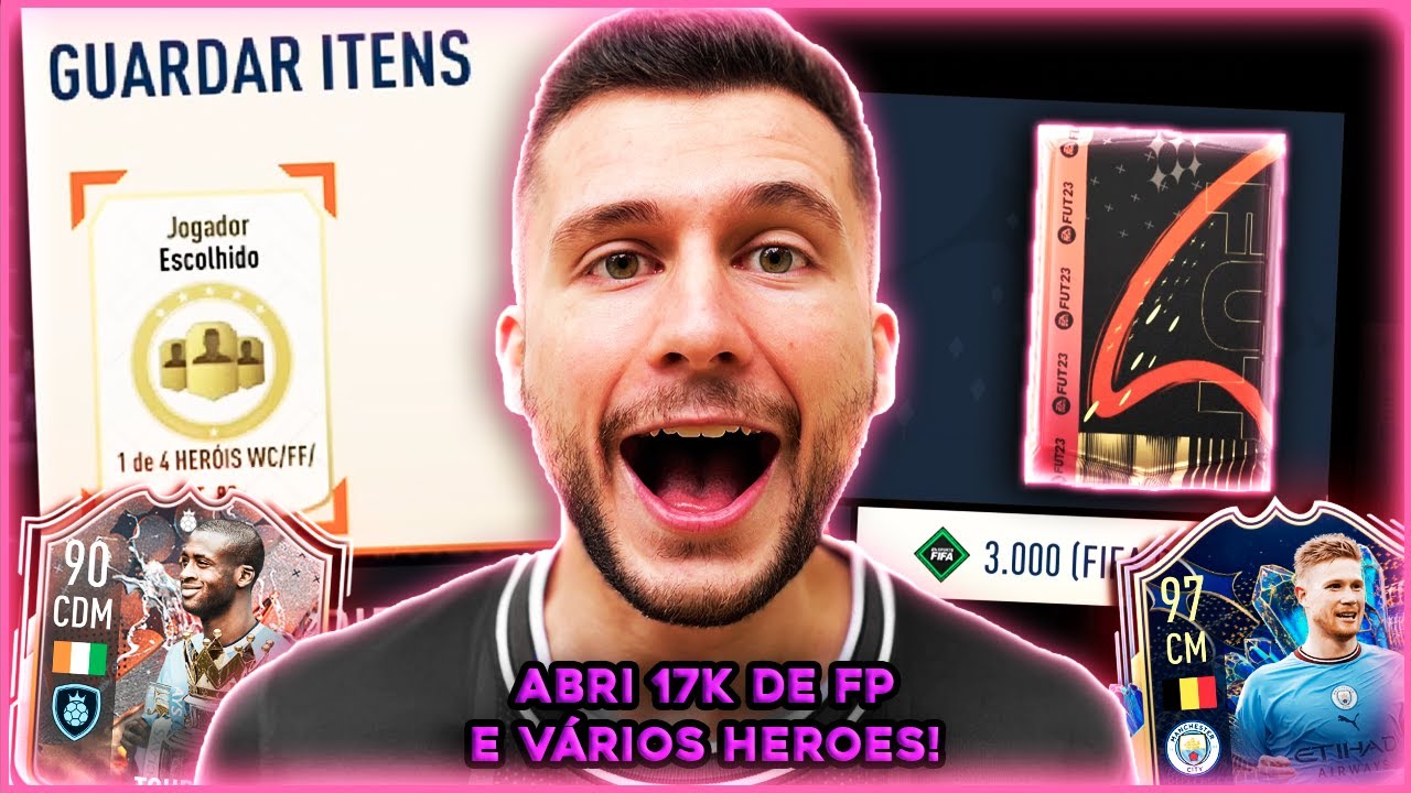 GASTEI 17K DE FP NA LOJA E ABRI VÁRIOS PP HERO 88+, VALEU A PENA? FIFA 23 - ULTIMATE TEAM