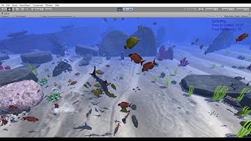 Unity Fish School, adding Food to the Simulation