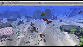 Unity Fish School, adding Food to the Simulation