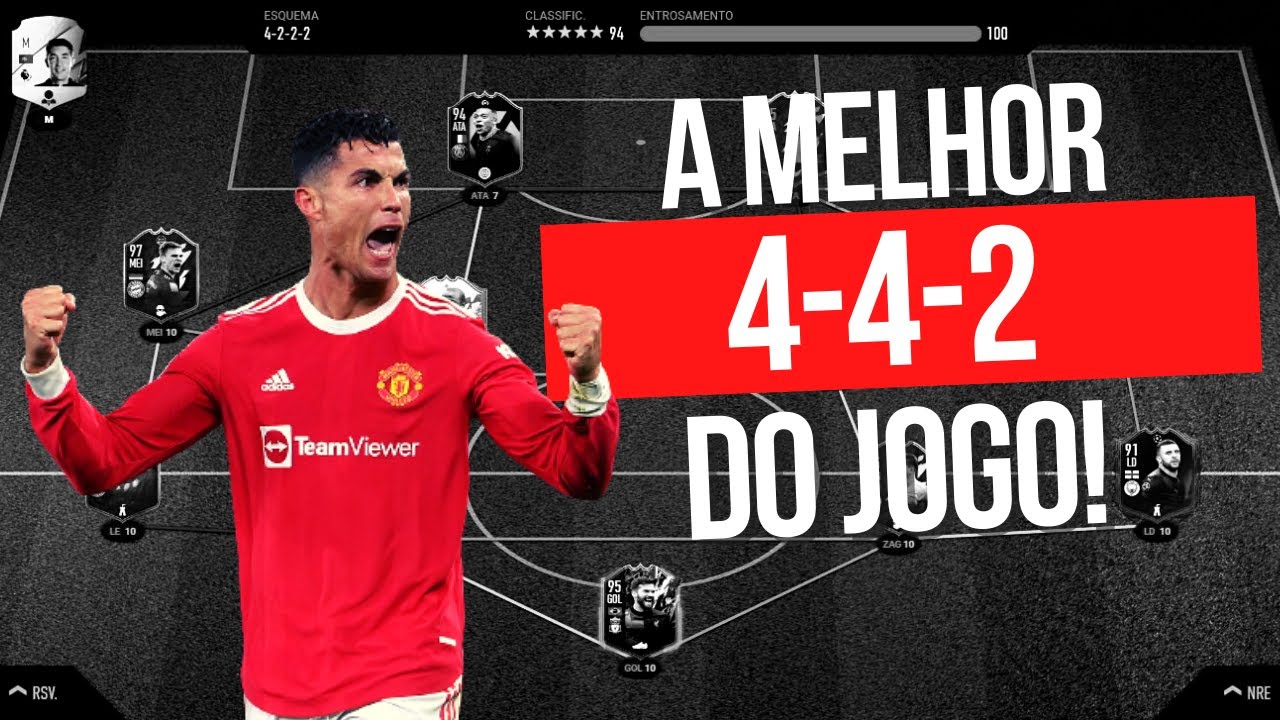 FIFA 22 - A MELHOR E MAIS META TÁTICA DO ULTIMATE TEAM! 4-4-2 INSTRUÇÕES E TÁTICAS NO VÍDEO!