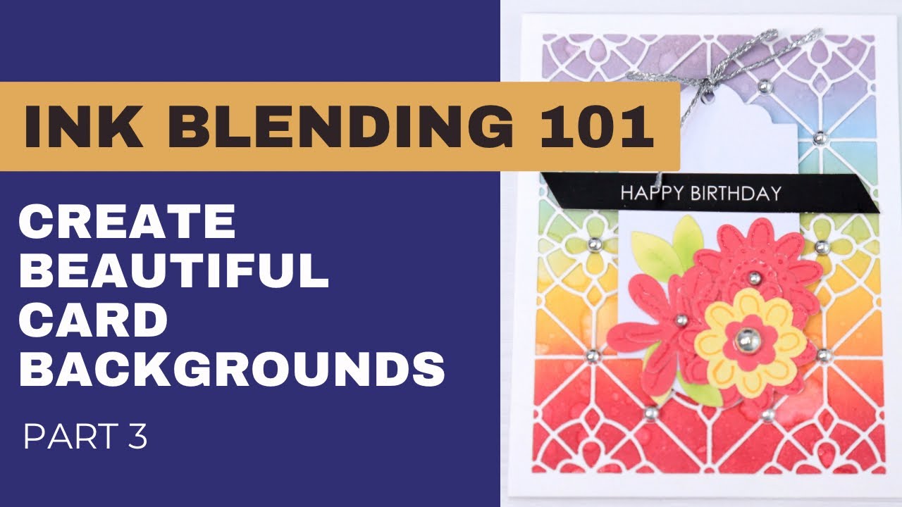 How to Do Perfect Ink Blending on Cards! Easy Tutorial for Beginners ...