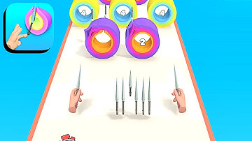 Color Slice Fun 3D ​- All Levels Gameplay Android,ios (Levels 1-3)