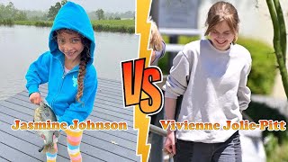 Jasmine Johnson (Dwayne Johnson's Daughter) Vs Vivienne Jolie-Pitt Transformation  2023