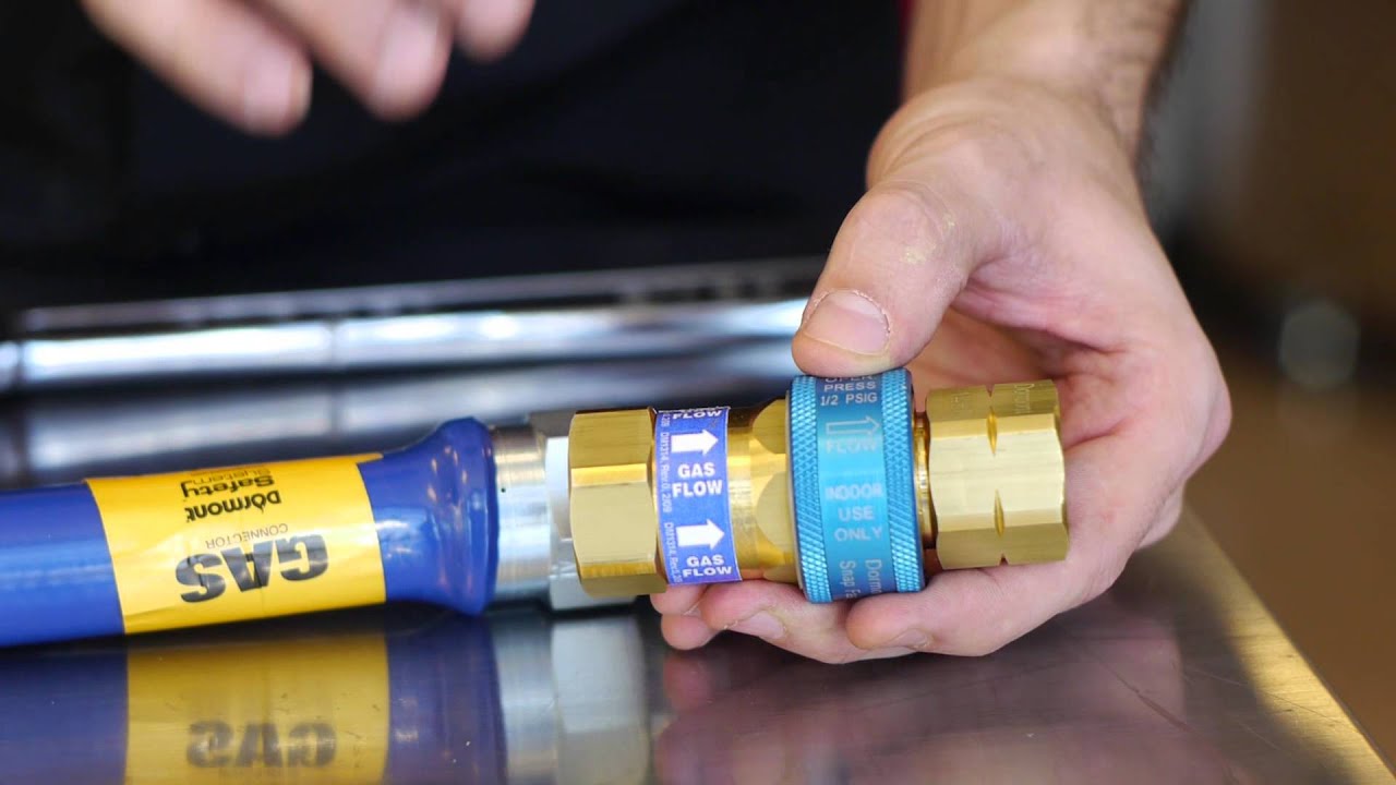 How to Install a Dormont Gas Hose 2 YouTube