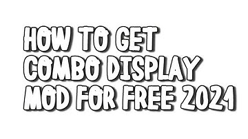 How To DOWNLOAD Combo Display Mod! (1.8.9)