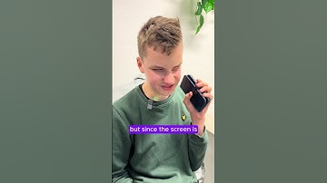 This is why blind people hold their phone differently #visualimpairment  #blinduser