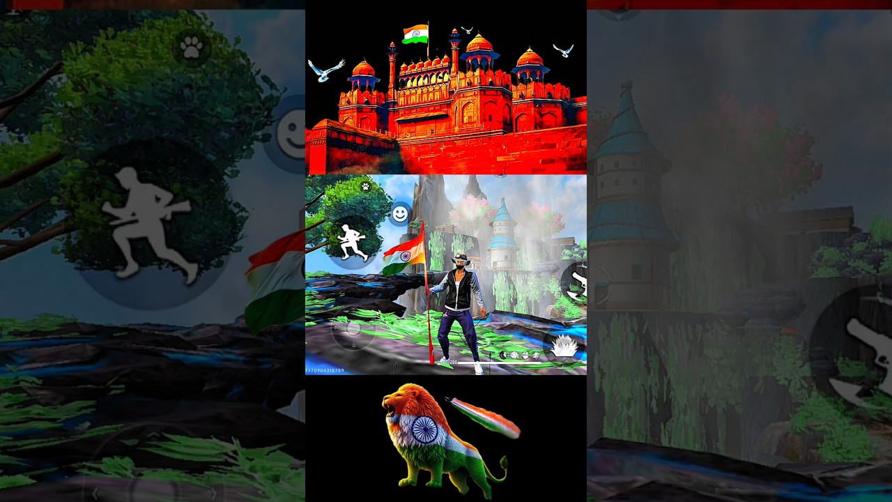 free fire Max 🥰 independence Day 🎆🫡