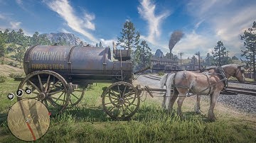 Genius Strategy to Steal the Oil Wagon in RDR2 (No Bounty)