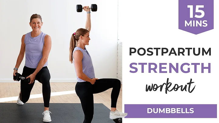 LIVE 15-Minute Postpartum Workout (For Rebuilding Strength At 6 Weeks Postpartum)