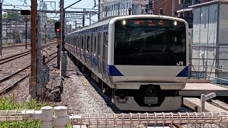 E531系0番台K479編成+K410編成定期回送(1283M) 松戸駅1番線通過 2024,5/3 #e531系