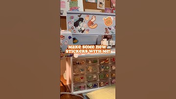 make some new stickers with me! ￼ #stickers #stickerart #smallbusiness #procreate #cricut