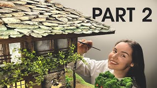 Building Amazing Diorama House With Polymer Clay | Part 2