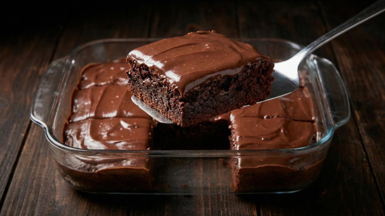 The Easiest and Best Oatmeal Chocolate Cake Ever! Super Moist and Delicious 🍫