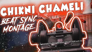 CHIKNI CHAMELI BEST BEAT SYNC PUBG MOBILE MONTAGE | VELOCITY EDITING 69 JOKER screenshot 5