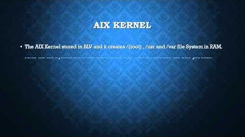 AIX Booting Process