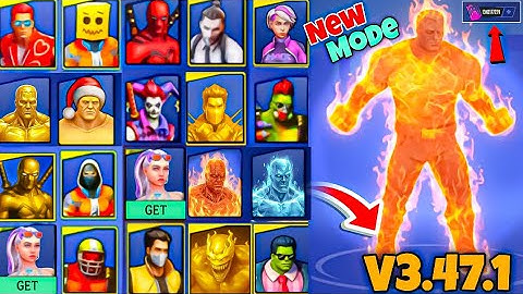 🔥Finally Spider Fighter 3 New Latest Mode Apk v3.47.1 || All character Unlocked & Unlimited Money