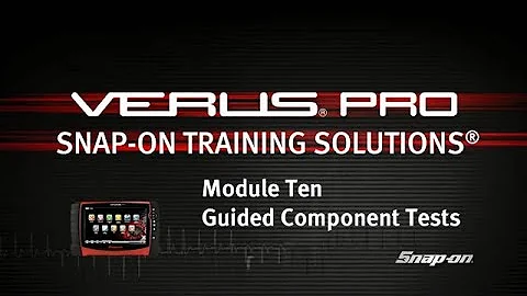 Guided Component Tests: VERUS® PRO (Pt. 10/10) | Snap-on® Training Solutions®