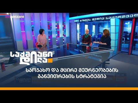 საოჯახო და მცირე მეურნეობების განვითრების სტრატეგია