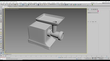 Modeling Electric Meat Grinder in 3ds Max and Substance Painter Part 2