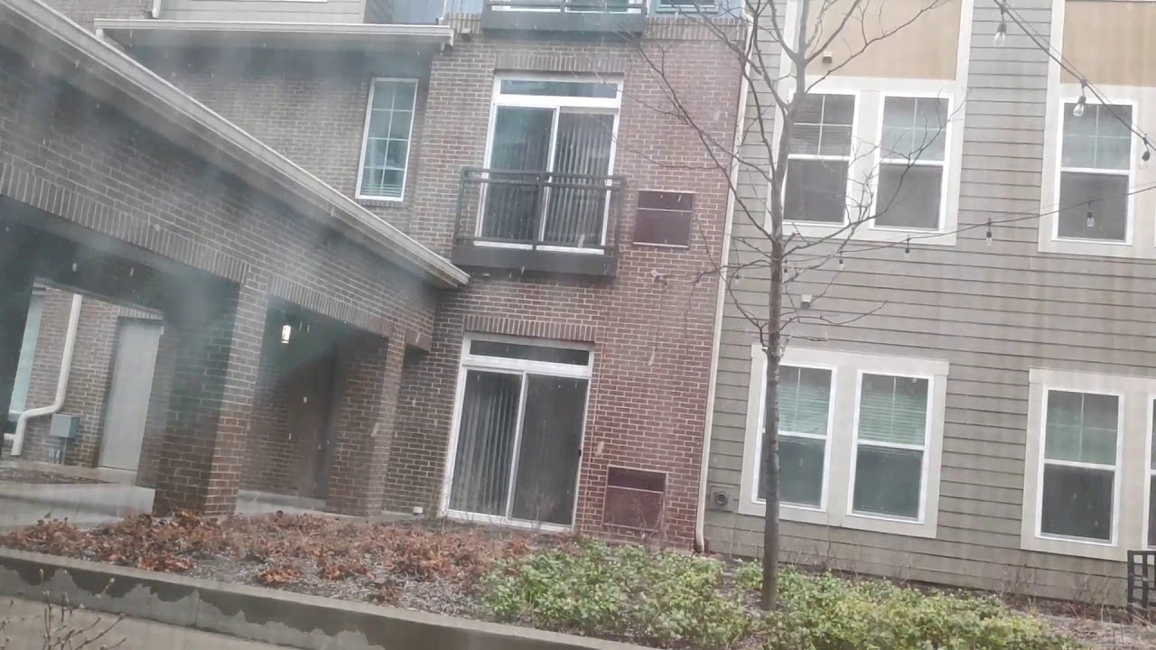 Snowfall in Schaumburg YouTube