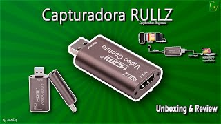 Capturadora RULLZ de 4K/30Hz a 1080p/60. Merece la pena por lo que cuesta.