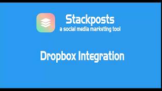 Stackposts - Dropbox Integration