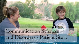 Speech Language Therapy  Patient Story  Communication Sciences and Disorders