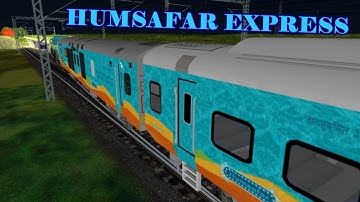 22913/Bandra Terminus - Patna Humsafar Express || IR IN MSTS OPEN RAIL