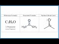 Understanding Two Propanone Structure
