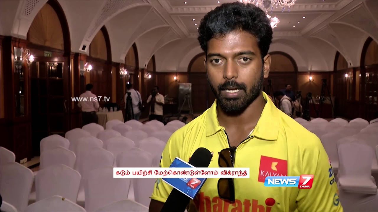 Actor Vikranth speaks about star cricket