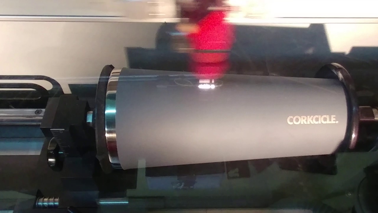 Laser Engraving Corkcicle 24oz Mono Script Initials YouTube