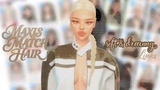 +50 Maxis Match Hair ♡ Soft Dreamy ☁️