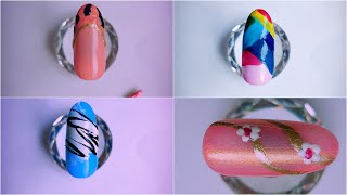 Easy nail art copilation 2024||nail art leaf new ideas💅