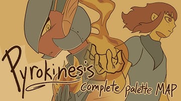 Pyrokinesis // Complete Color Palette MAP
