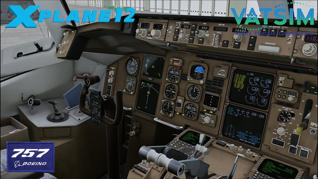 Trying FTSim Sounds on the FF 757-200 | IAD - BOS | X-Plane 12