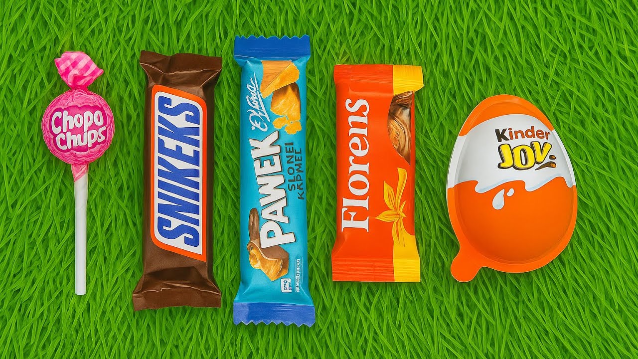 Satisfying video Asmr lollipops candy unboxing video Asmr opening video and chocolate gummy candy