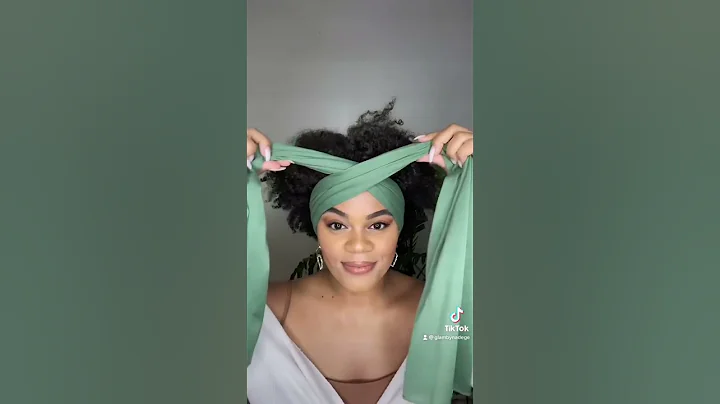 Viral Head Wrap Tutorial. Wrap Linked below #headwraptutorial #naturalhair #type4hair #shorts #curls