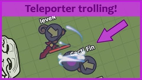 Moomoo.io - NEW UPDATE: Obtaining ruby weapons and teleporter trolling!