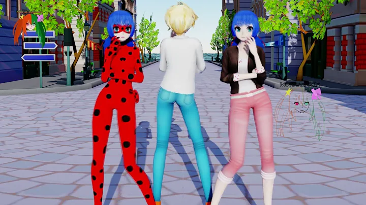 MMD Miraculous Brooklyn Blood Pop Dance
