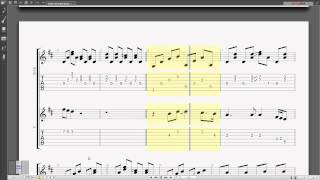 Paul Simon - Comp Guitar Trascription - Surfer Girl
